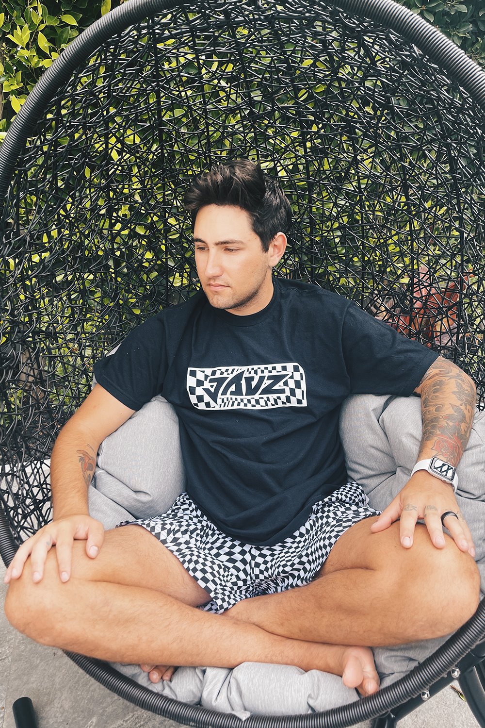 Jauz Checkered Box Logo T-Shirt – jauzofficial Jauz Checkered Box Logo T-Shirt – jauzofficial