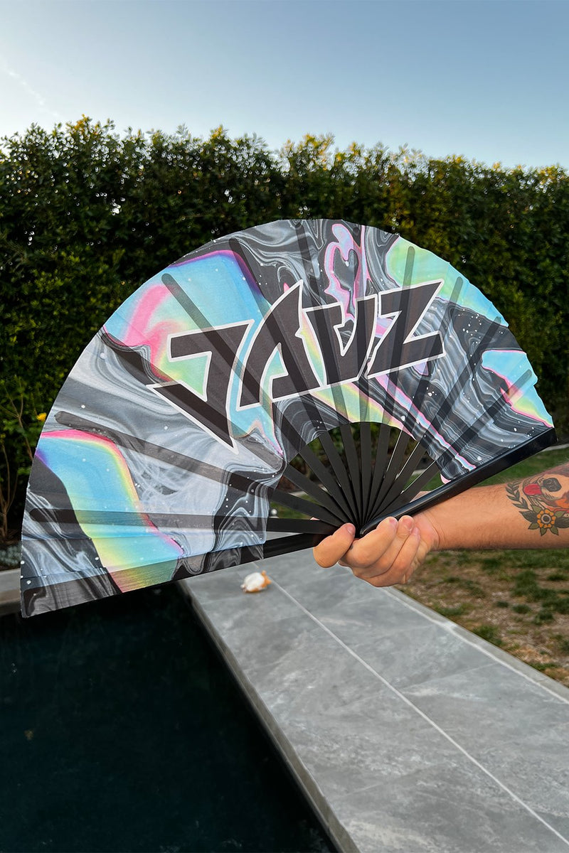 Chromatic Folding Hand Fan ACCESSORIES JAUZ OFFICIAL 