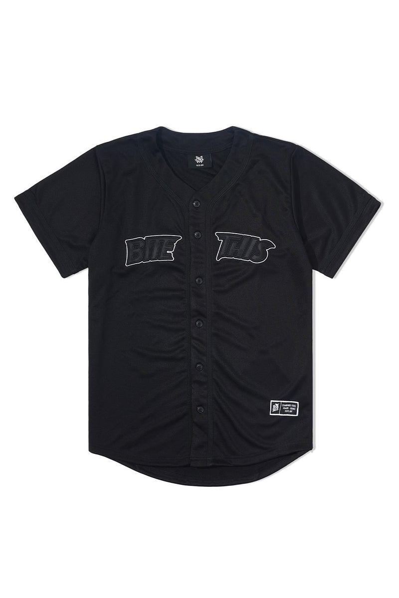 Bite This Holo Baseball Jersey JERSEY BiteThis S Black 