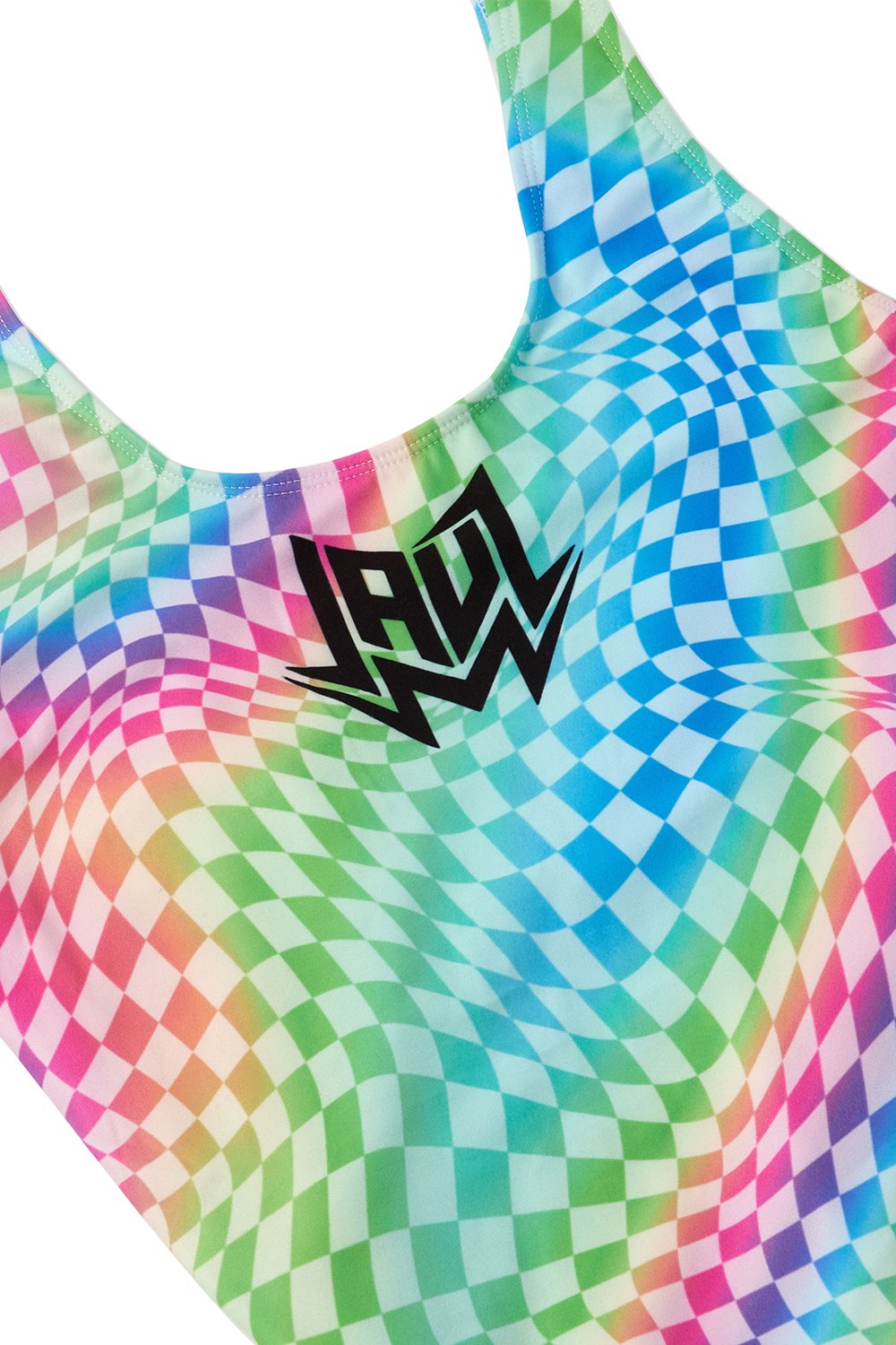 【在庫僅少】 Jauz X (Rainbow Suit Body Piece One Checkered Slunks ワンピース