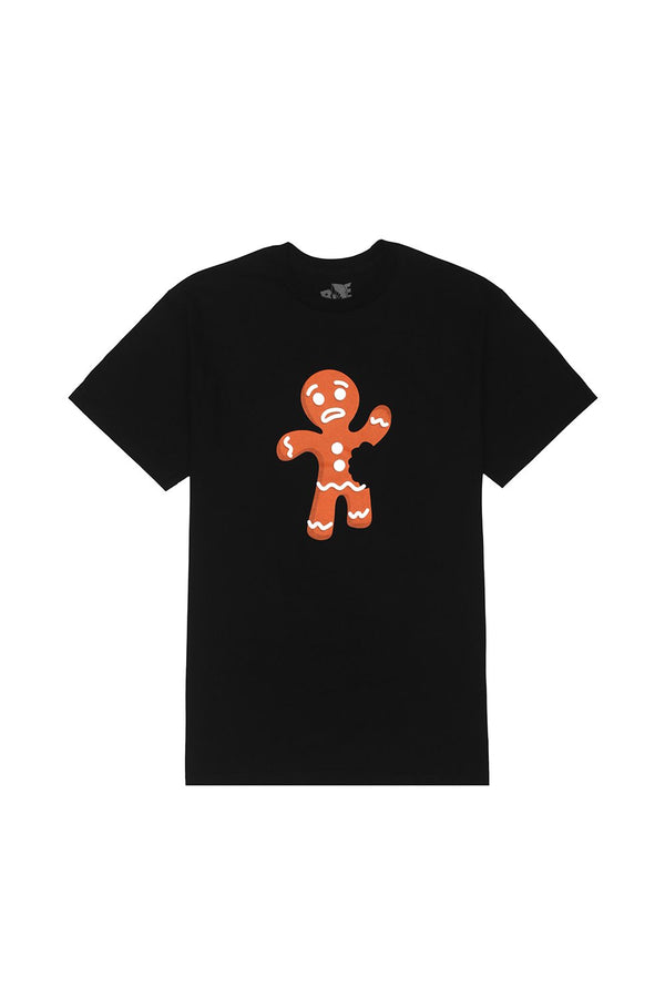 Gingerbread Man T-Shirt T-SHIRT BiteThis S Black 