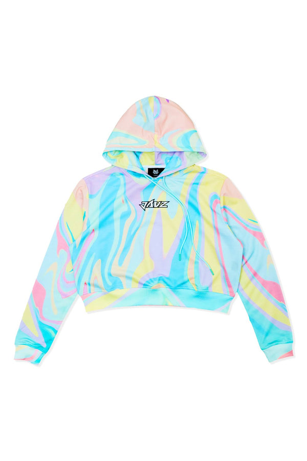 Swirl Crop Hoodie OUTERWEAR JAUZ OFFICIAL 