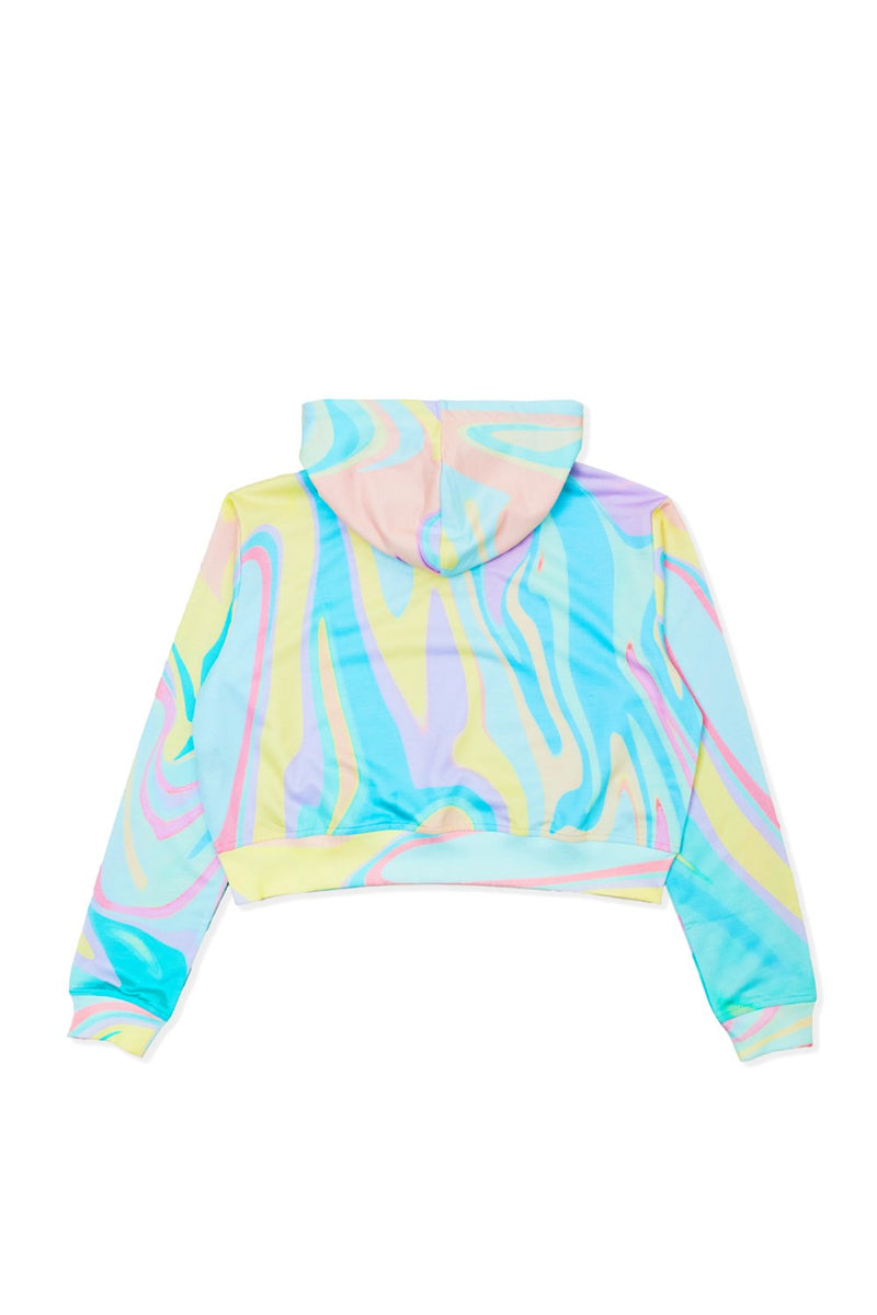 Swirl Crop Hoodie OUTERWEAR JAUZ OFFICIAL 