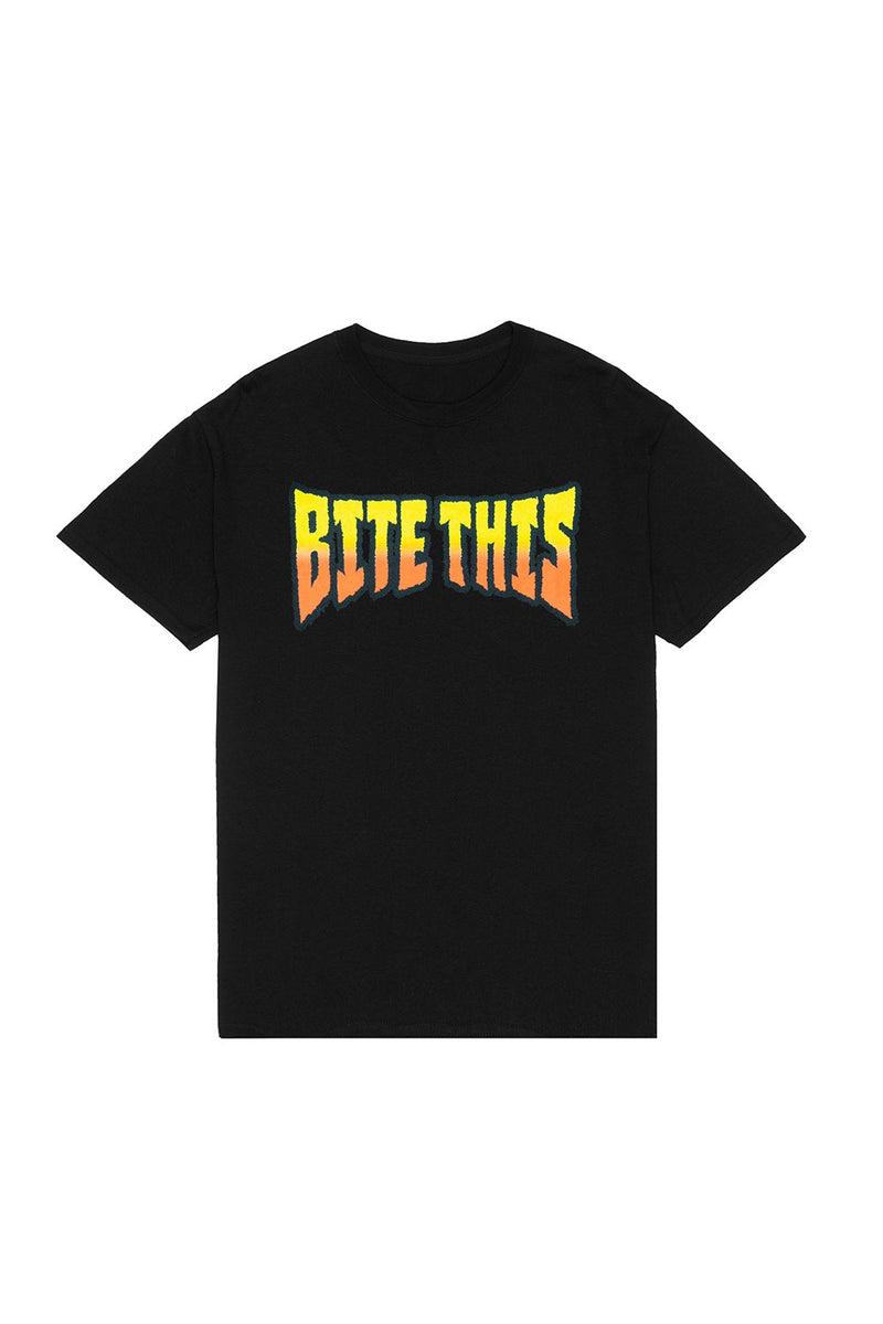 Text Tee T-SHIRT BiteThis Small 