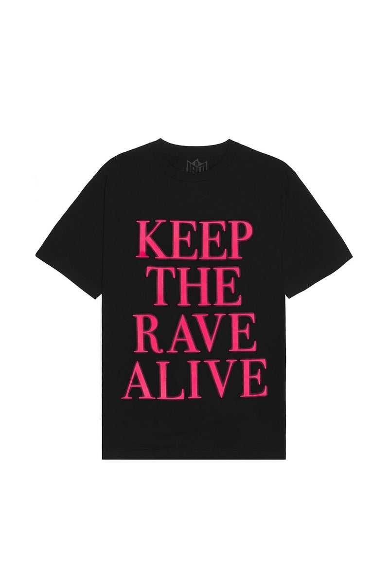 Keep The Rave Alive T-Shirt T-SHIRT JAUZ OFFICIAL S Black 
