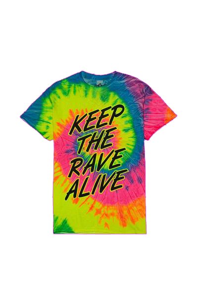 Keep The Rave Alive Tie-Dye T-Shirt T-SHIRT JAUZ OFFICIAL 
